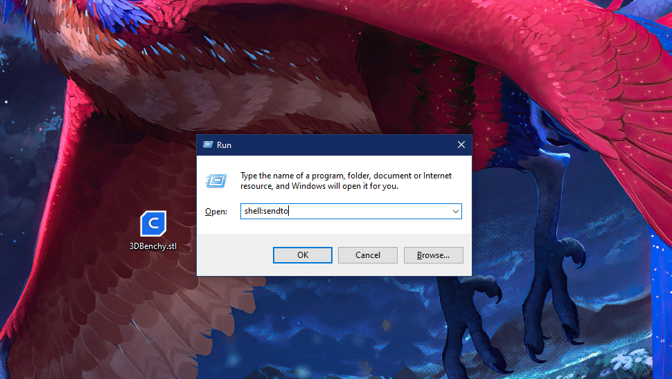 Windows 10 run dialog